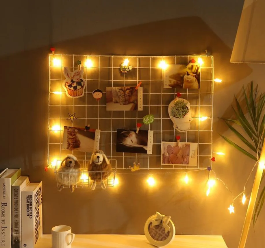 Пеньковый зажим для каната Сетка фото стена девушка сердце украшение спальни