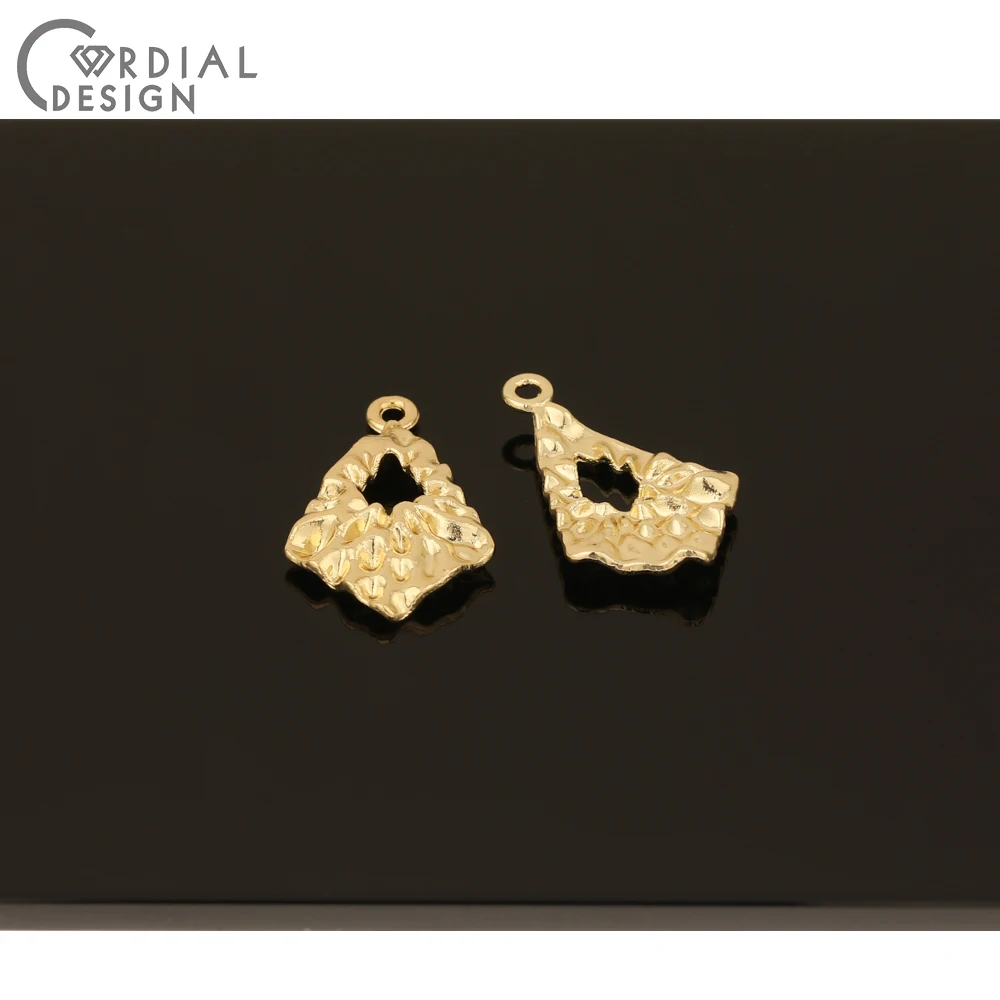 

Cordial Design 100Pcs 15*24MM Jewelry Accessories/Earring Pendant/Jewelry Findings & Components/Rhombus Shapes/DIY Charms