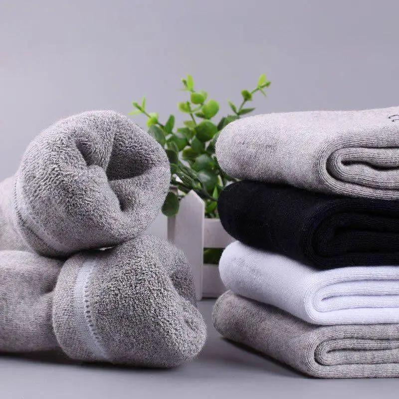 

Men Dress Socks SET, Thick Cotton, 5 PCS/PACK,Free Shipping
