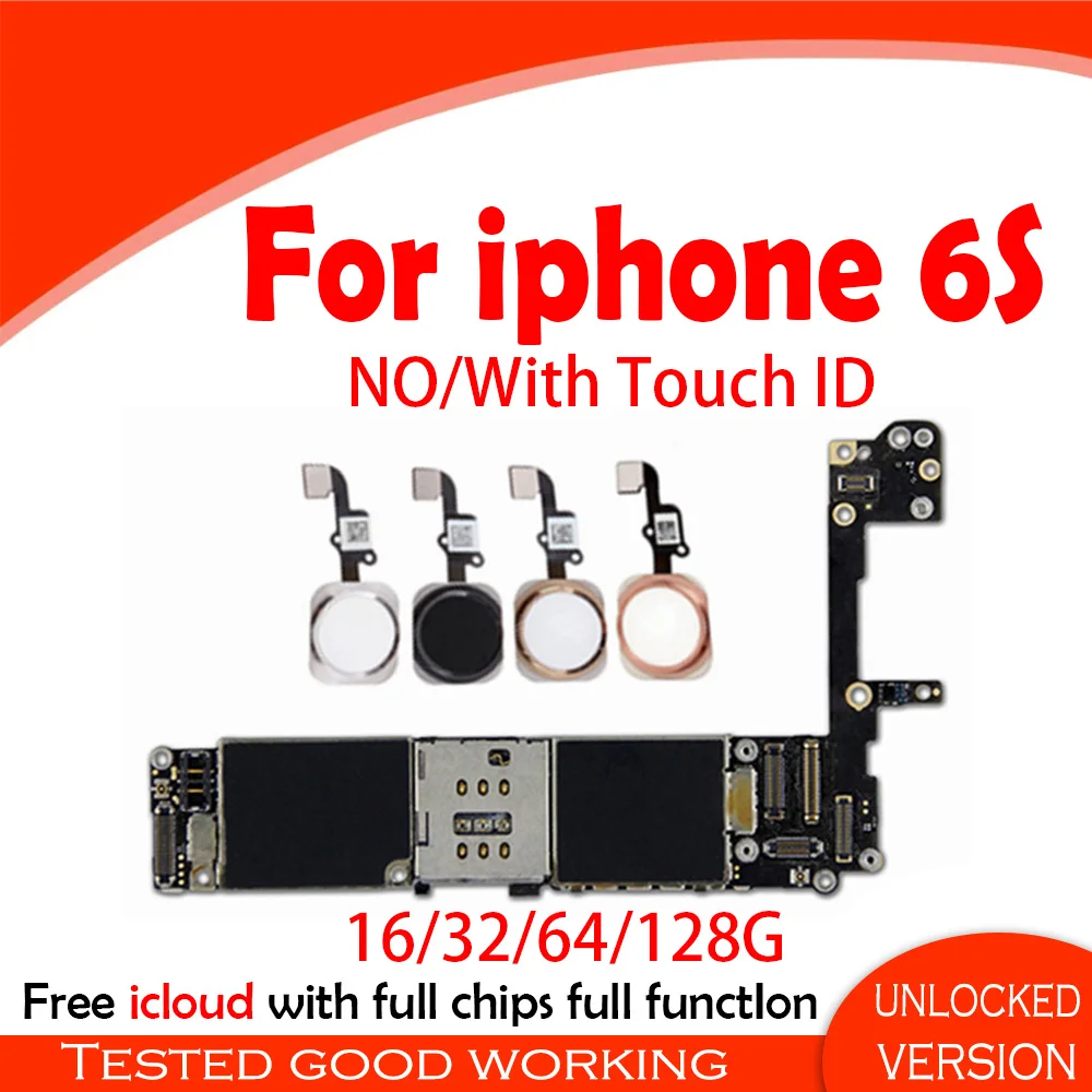 Оригинальный хороший тестер 16 Гб/32 ГБ/64 ГБ для iPhone 6S материнская плата полностью