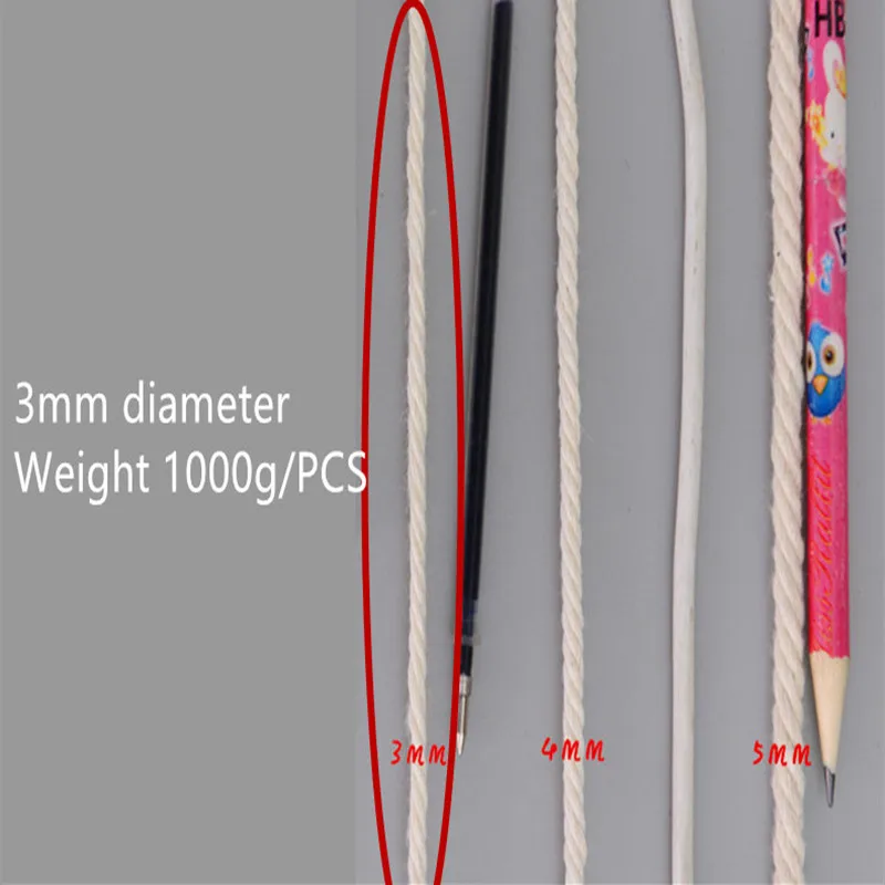 Макраме шнур 1000 г 3 мм 100% хлопок толщина веревки ручная тканая Гобеленовая