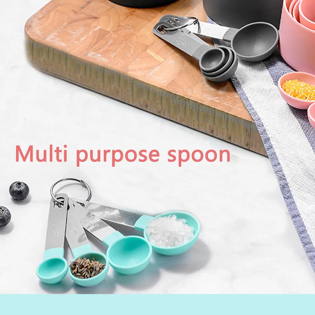 

Kitchen Tools Multi Measuring Spoons Set Teaspoon Coffee Sugar Scoop Cake Baking Measuring Cups Kitchen Cooking Baking Tools 1pc
