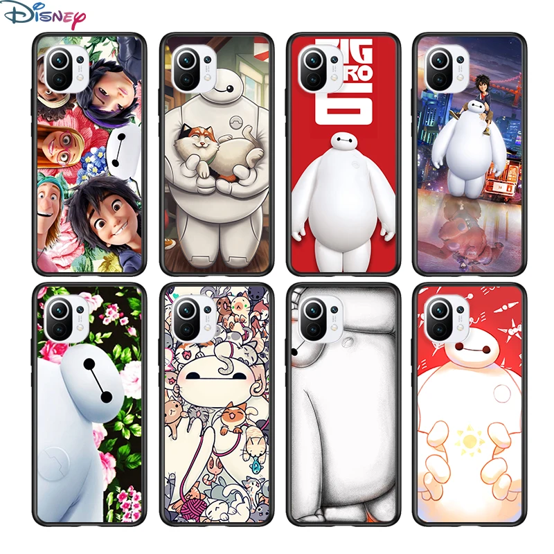 

Big Hero 6 for Xiaomi Mi 11 10T Note 10 Ultra 5G 9 9T SE 8 A3 A2 A1 6X Pro Play F1 Lite 5G Black Phone Case