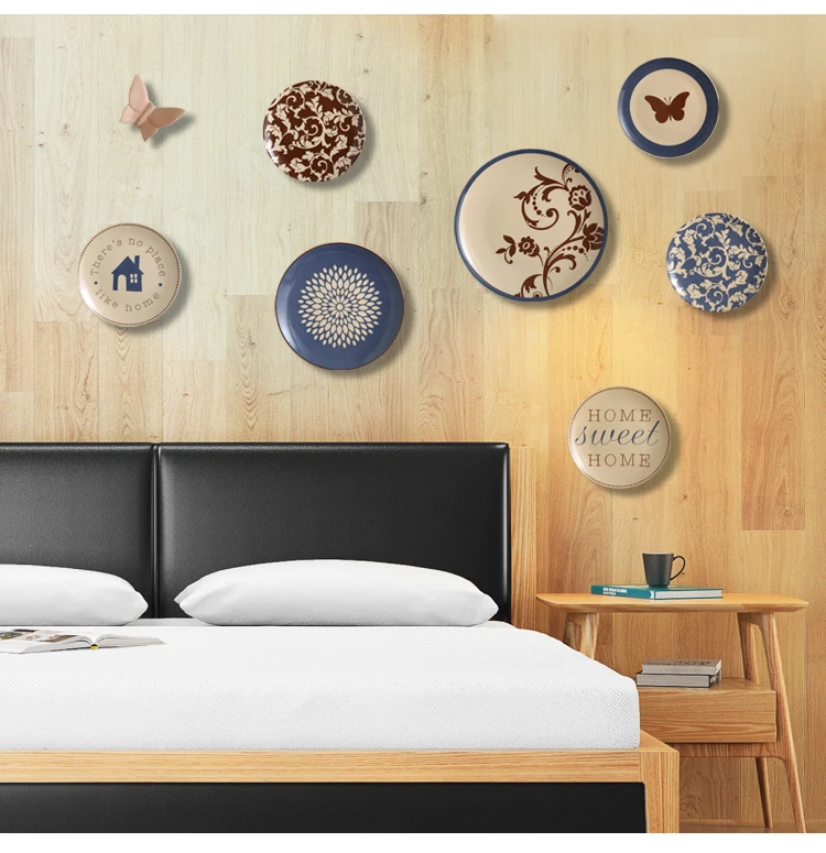 

Creative Wall Decoration Ceramic Wall Plate Restaurant Wall Plate Wall Decoration Coffee Shop Bar Wall Decoration