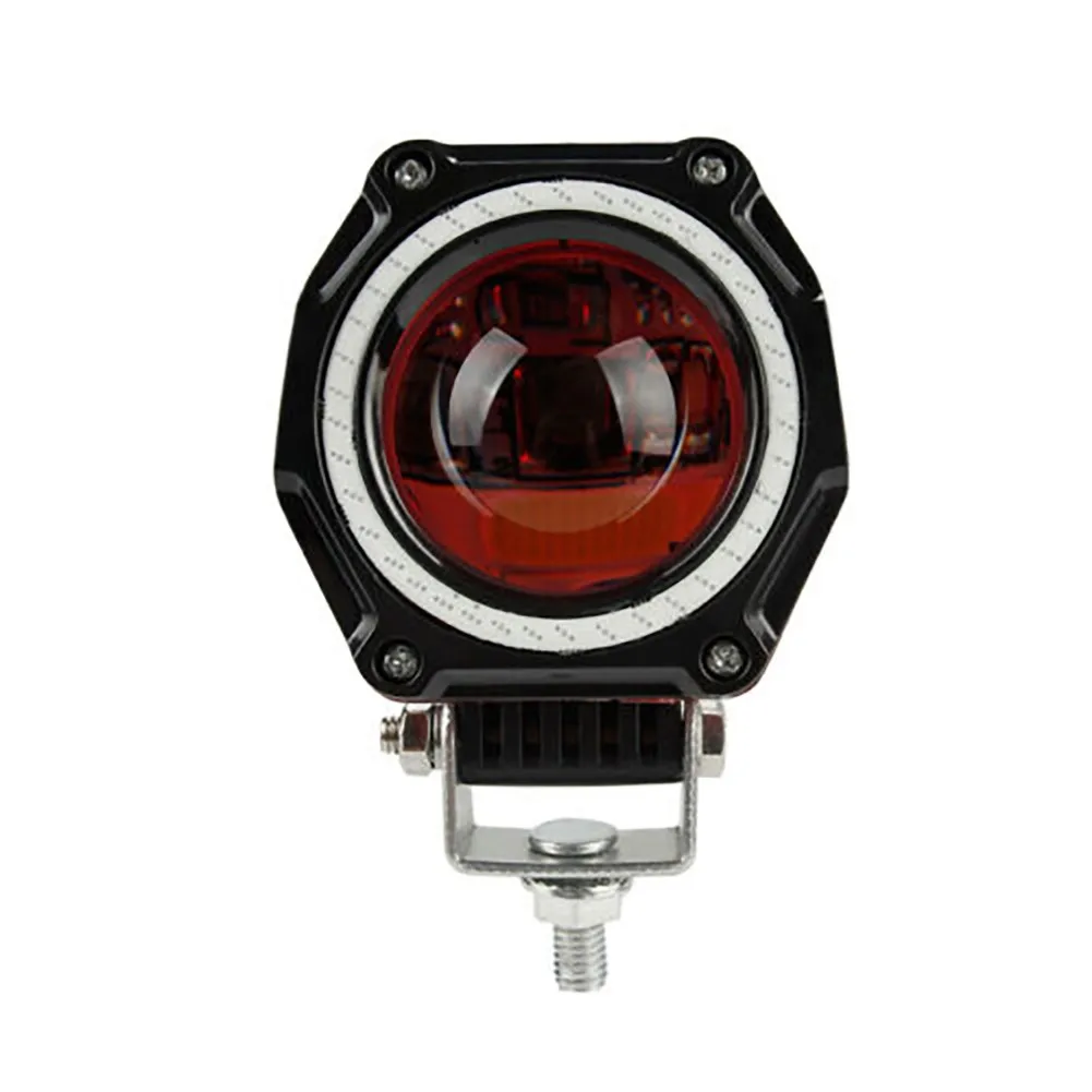 

Lamp Bar Motorcycle Light Off Road Red 3Inch SUV 6000K Spot Car DC 12V