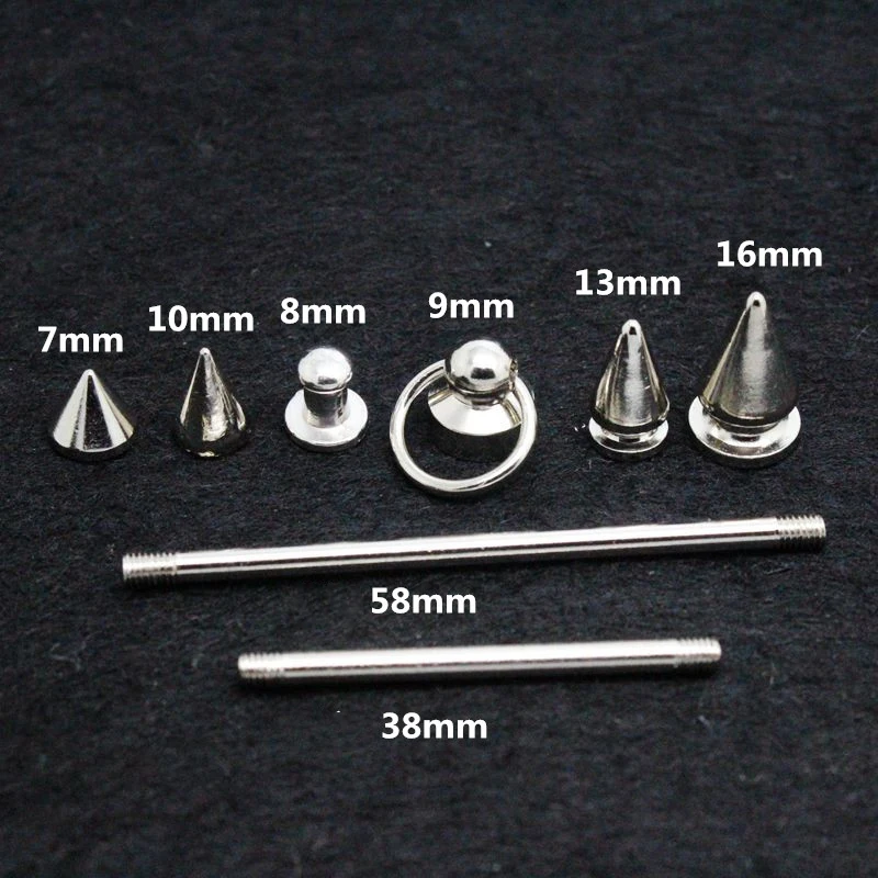 Двойные концы sitck соединения заклепки для одежды шпильки воротника сумки шляпы
