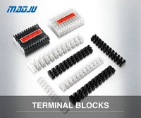 wire connector screw terminal 3a 5a 10a dual row 12 positions barrier strip block terminal plastic electrical connector terminal