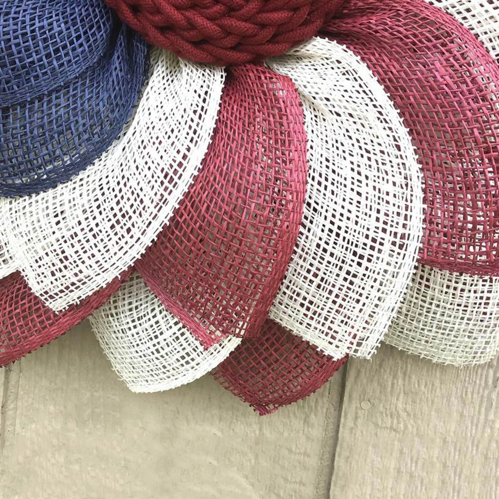 

Creative Wreath Patriotic Wreath Or Table Centerpiece 4th Of July Imdependence Day Decoration Wedding Decoration Wall Decor New