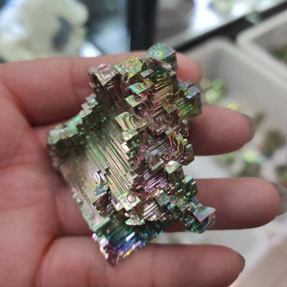 1 шт. 80 100 г украшение из натурального камня в виде висмута|Камни| |
