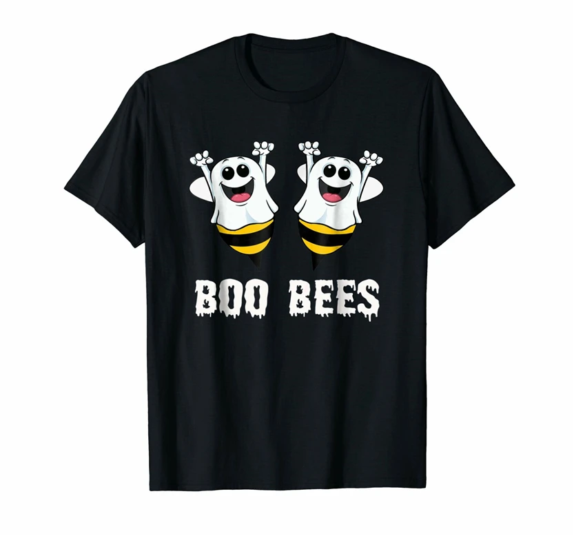Boo Bees/костюм для пары на Хэллоуин футболка летняя футболка|Мужские футболки| |