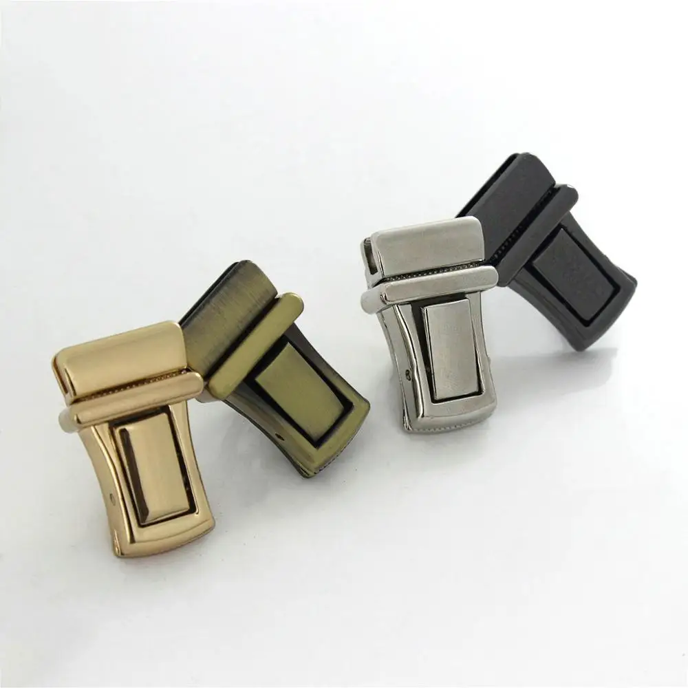 Metal Press Lock Tongue Clasp for DIY Shoulder Handbag - Bag Hardware & Accessories - 1 Piece image 5