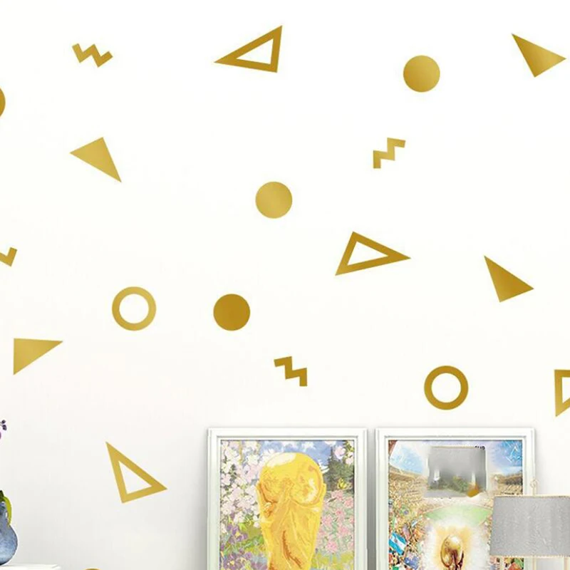 Diy круговая Геометрическая Наклейка на стену Съемная виниловая наклейка s Фреска