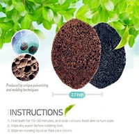 natural lava exfoliating pumice stone foot scrubber for exfoliating dry dead skin natural foot massage stone removes callus