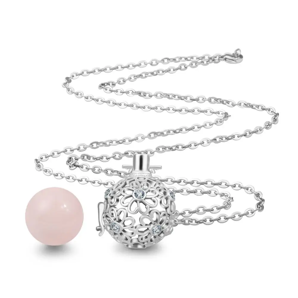 Юдора гармония шар кристалл цветок ангел звонящий бола клетка кулон 20 мм юдора