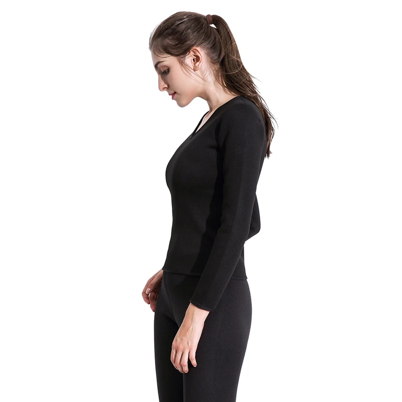 Женские топы для йоги эластичные потоотделение похудения сауна костюм фитнеса