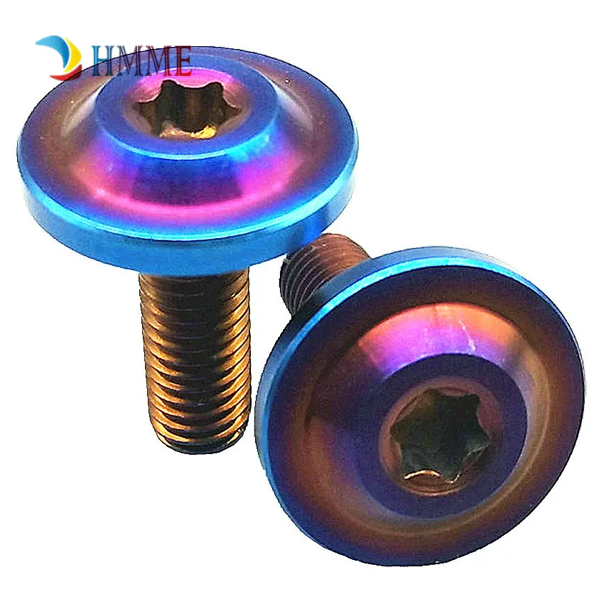 Титановый болт для верховой езды модификация оболочки M6x10 16 20 30 мм Бабочка зонтик