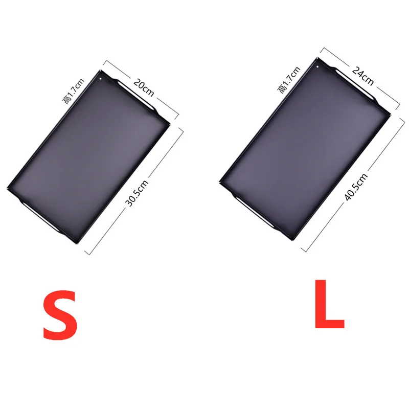 Прямоугольный металлический поднос для хранения стола ювелирных изделий