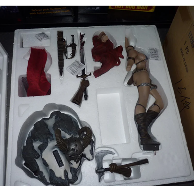 Статуя Red Sonja Queen Excalibur PF грудь аниме сексуальные фигурки GK полный длинный портрет