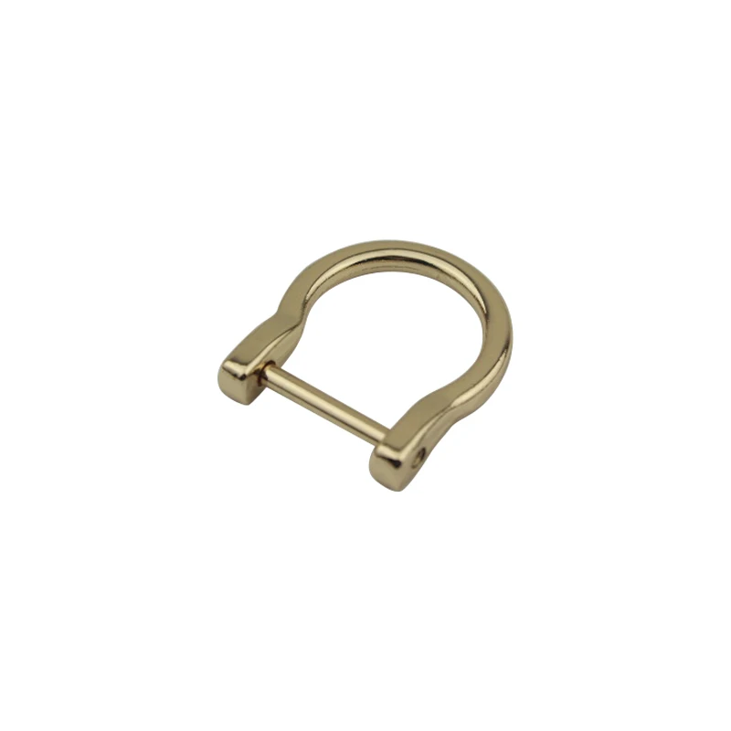 Light gold BDTHOOO 20 шт./лот, кожаная сумка, сумка, фурнитура, съемный винт, D металлическая пряжка, застежка для кошельков, ручка, багажные сумки - Цвет: Light gold
