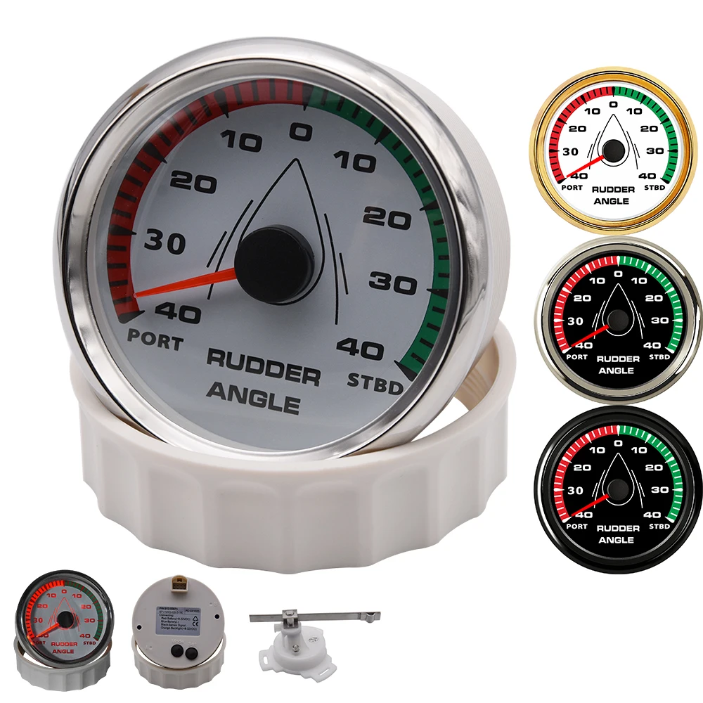 

Индикатор угла поворота руля лодки, 85 мм, 0-STBD-PORT Ом, с датчиком, шт. в упаковке
