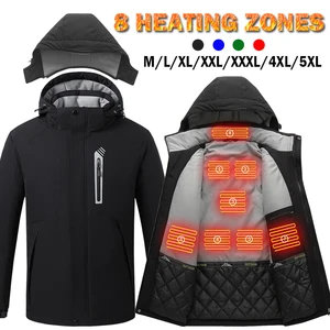 Imported 2020 Unisex Smart Heating jacket USB Infrared Electric 8 Areas Heating Vest Women Winter Outdoor Spo