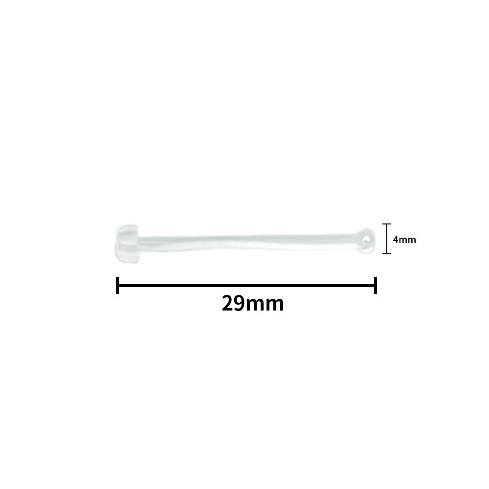 5Cards/120Stops Carp Fishing Hair Rig Fishing Bait Stop Pop Up Rig Stoppers Clear Color