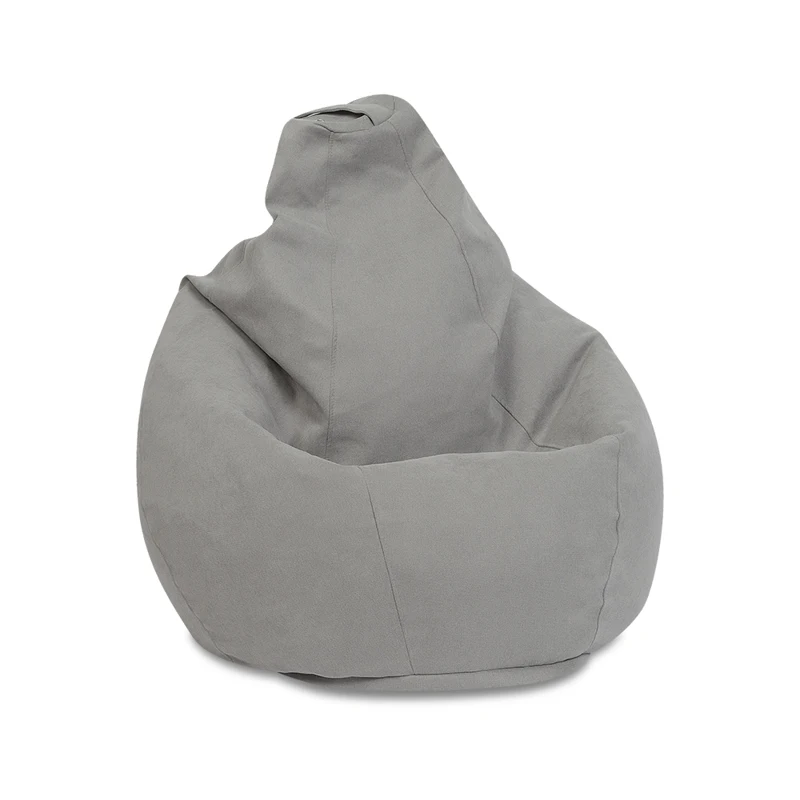 Кресло мешок с наполнителем Лима Большой Delicatex серый | Мебель