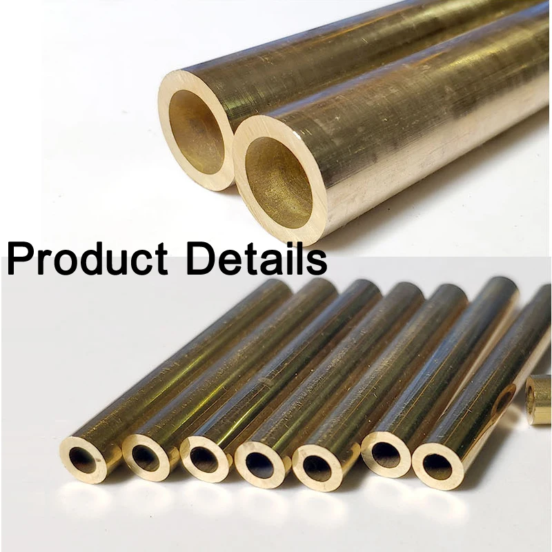 Латунная трубка H62 капиллярная медная экологически безопасная 1 2 5 3 4 6 8 10 12 мм