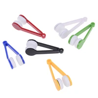 5pcset microfiber clean brush glasses cleaner brush mini sun glasses eyeglass microfiber brush cleaner cleaning spectacles tool