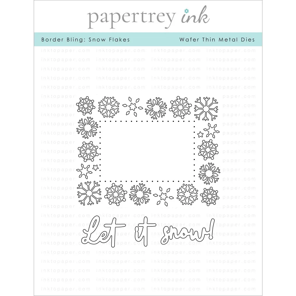 

2021 New Product Card Border Bling Snowflake Metal Cutting Mould Scrapbook Paper Craft Knife Mould Blade Punching Mould Handmade