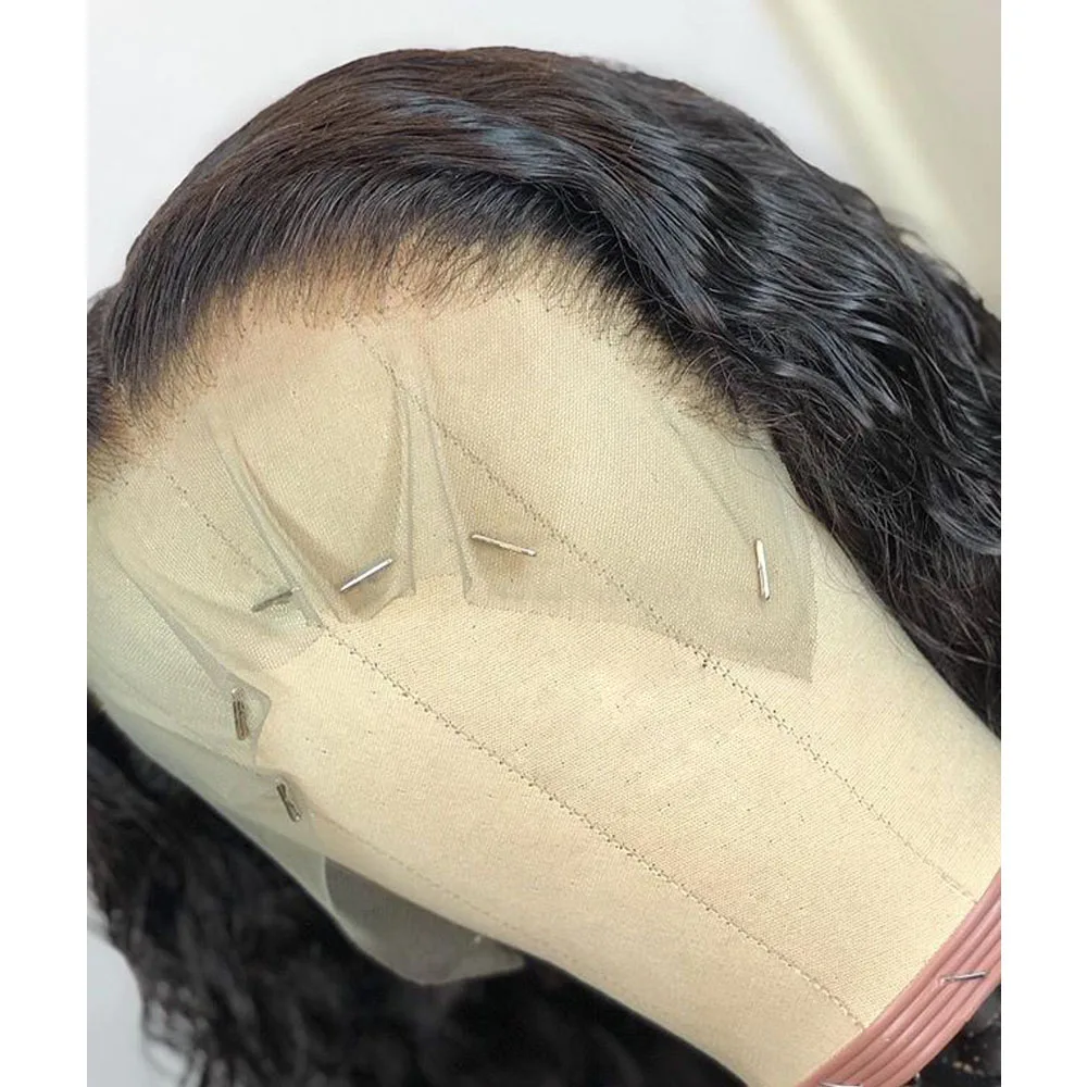 150% плотный парик на сетке вьющиеся волосы с детскими волосами отбеленные узлы