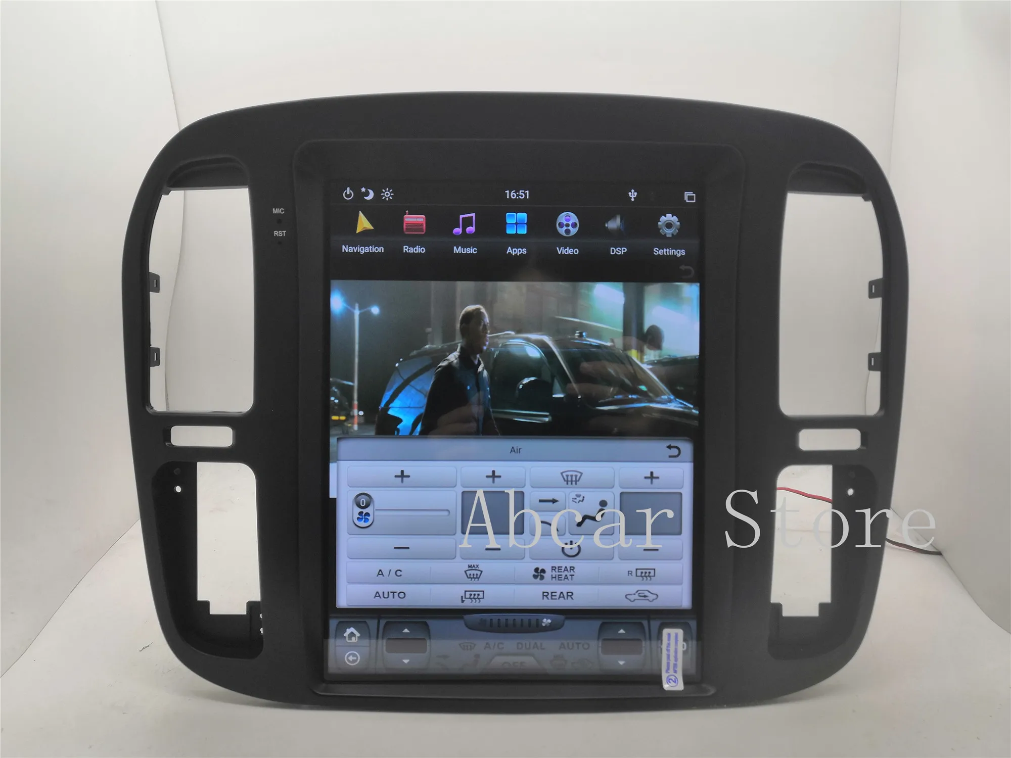 Автомобильный dvd плеер в стиле Tesla Android 9 0 GPS навигация для TOYOTA LAND CRUISER LC100 LEXUS LX470 1999