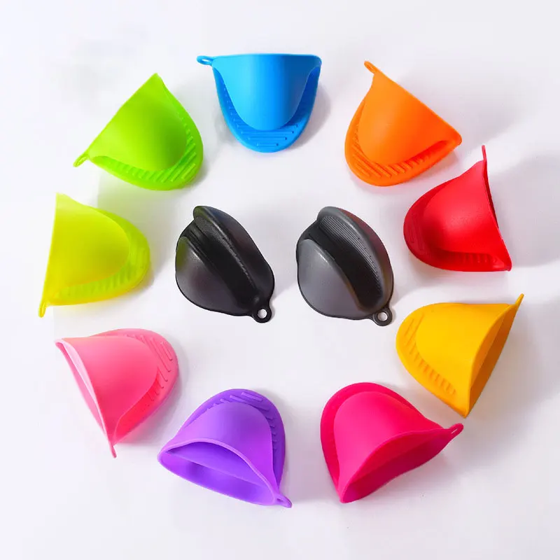 

1PC Microwave Silicone Oven Gloves Heat Resistant Mitt Anti-slip Grips Bowl Pot Clips Kitchen Baking Cooking Gadgets Dropship