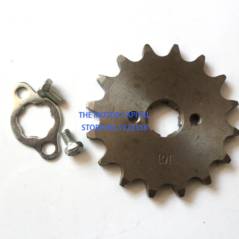 

Передний двигатель с 16 зубцами, 520 Звездочка 20 мм для мотоцикла, велосипеда-внедорожника, запчасти, бесплатная доставка