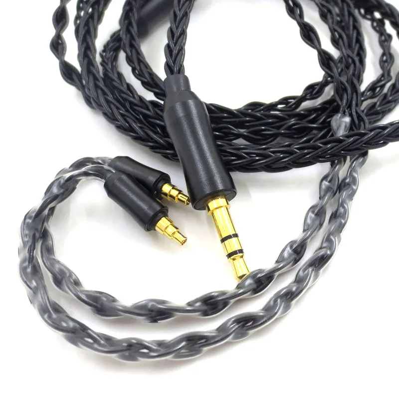 Сменный o кабель для наушников Sennheiser IE40PRO обновленный удлинитель (черный)|Кабели