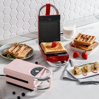220v electric sandwich maker waffle maker toaster baking multifunction breakfast machine takoyaki sandwichera 650w