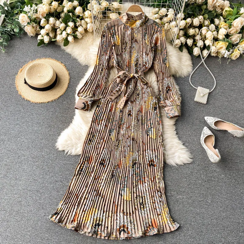

2021 New Fashion Summer Seaside Beach Dress Plus Large Size Women Clothes Sexy Boho Floral Print Maxi Long Bohemian Casual Dress