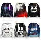 Куртка Fortnite унисекс, мультяшный рисунок Победы для мальчиков и девочек, топы, одежда для подростков от 3 до 14 лет, Детские худи, свитшот с 3D принтом