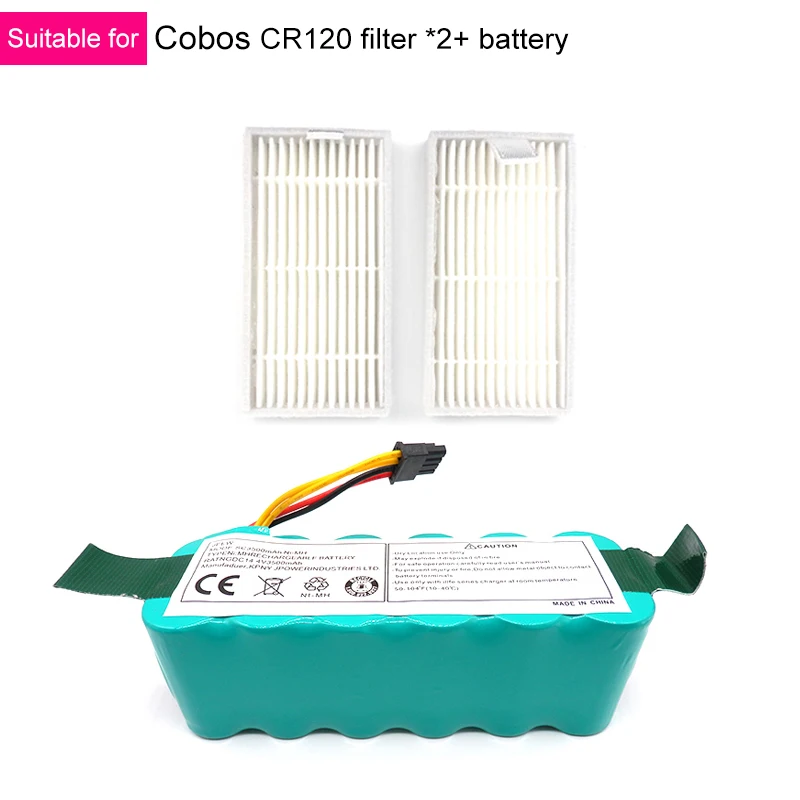 2 шт. фильтры Ni-MH 14 4 В 3500 мАч батарея Для Ecovacs Зеркало Cr120 пылесос Dibea X500 X580 X600 |