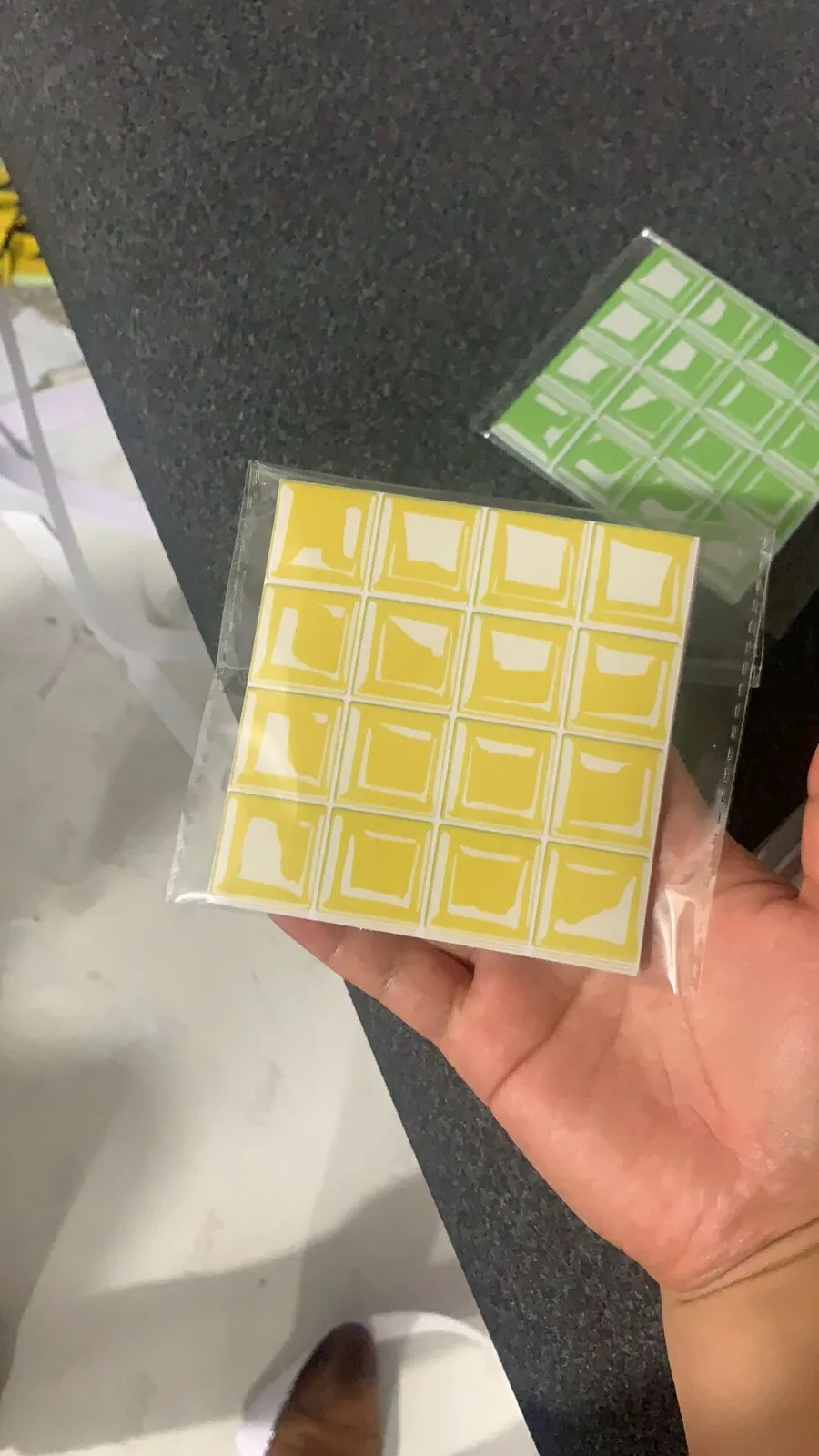 Самоклеящаяся стеклянная 3d наклейка s плитка Diy Наклейка на стену пол для ванной