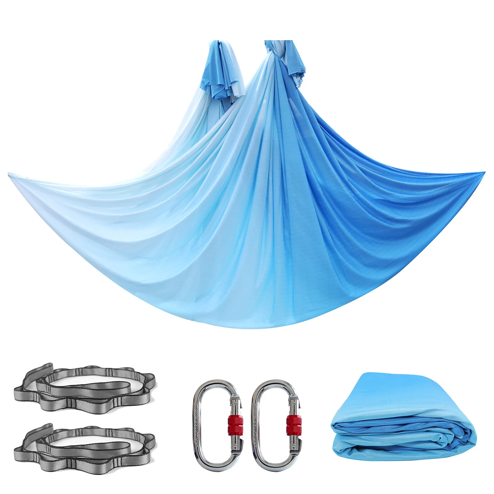 Комплект гамака для занятий йогой PRIOR FITNESS 6 4 метров анти гравитационное