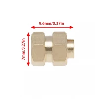 brass extended 7mm hex wheel hubs 8mm thick extension adaptor for axial scx24 upgrades parts 124 rc crawler car 5mm