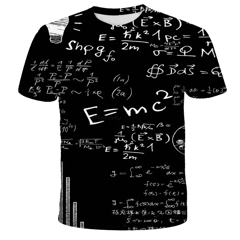 

Harajuku Geek Brain T-Shirt Boy Science Chemistry Biogeography Street Clothing Maths Physics Cool T-Shirt Funny T-Shirt