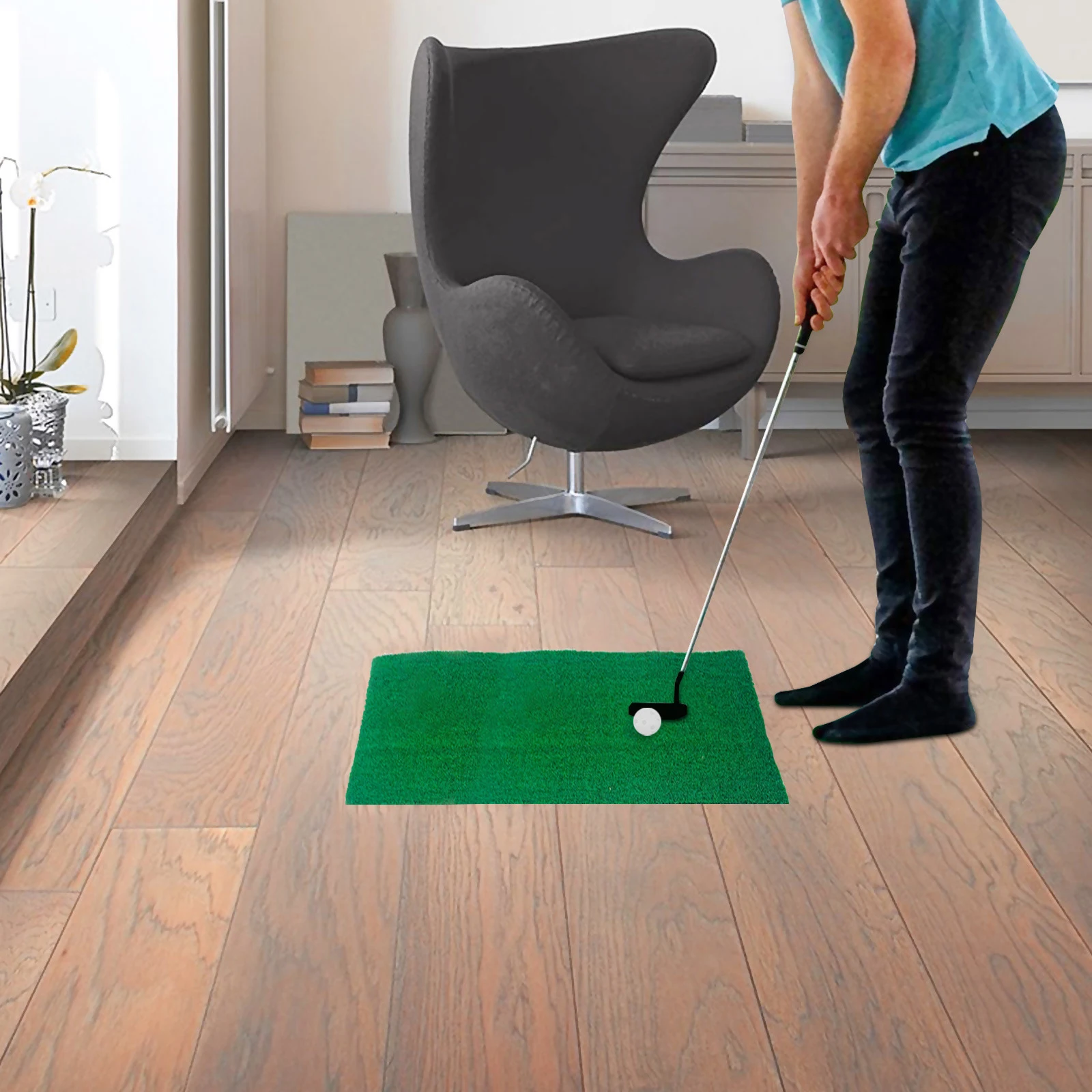 Коврик для тренировок в помещении коврик игры гольф вождения дома офиса двора