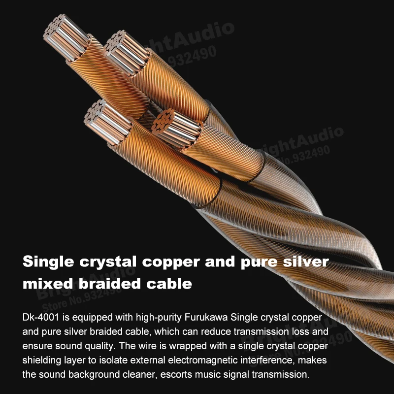 DUNU DK 4001 4BA + 1DD наушники вкладыши Hifi музыкальный монитор аудио гибридные со съемным