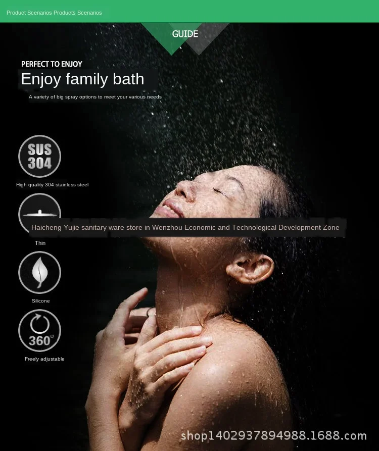 Sus304 нержавеющая сталь верхний спрей ультра-тонкий под давлением душевая головка