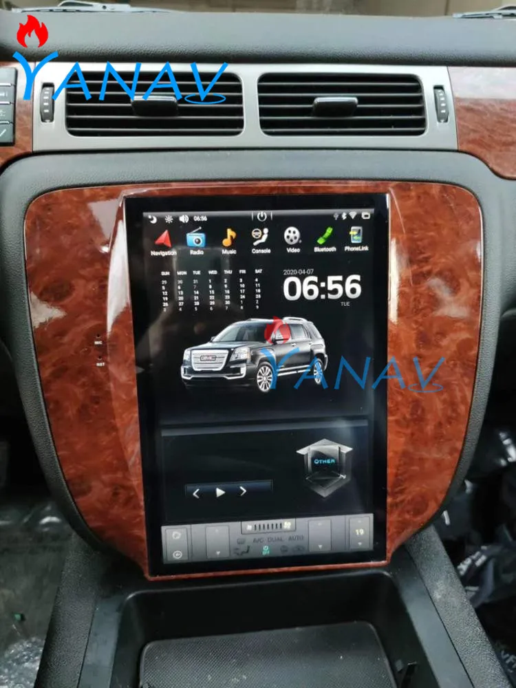 

Vertical Screen Android car stereo GPS navigation music player For-chevrolet tahoe silverado 2007-2012/For-GMC YUkon 2007-2012