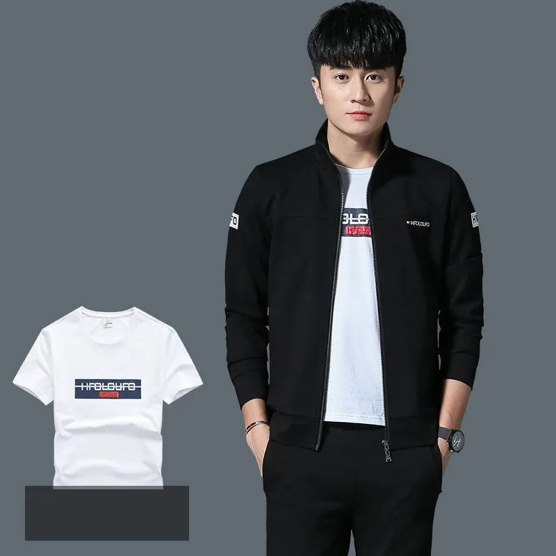 Осень 2019 новый спортивный костюм мужской гигиенический гардероб для отдыха