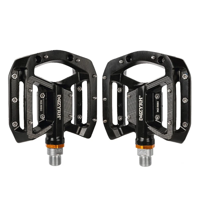 

1 Pair Road Bike Pedals Aluminum Alloy Die-casting Needle Bear Bearings Pedal 87HF