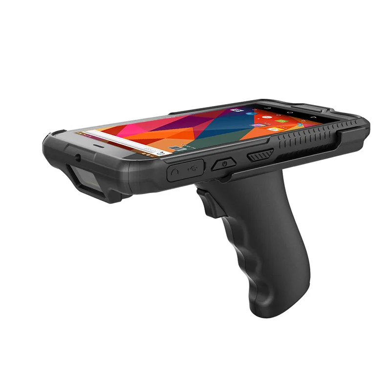 Ручной сканер штрих кодов pda 6 &quotсенсорный экран android 1d 2d портативный 4G NFC терминал